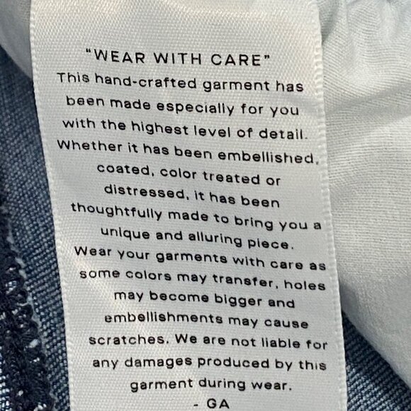 Good American Good Legs straight mid rise frayed hem & waist Sz 6 / 28 stretch - Picture 6 of 13